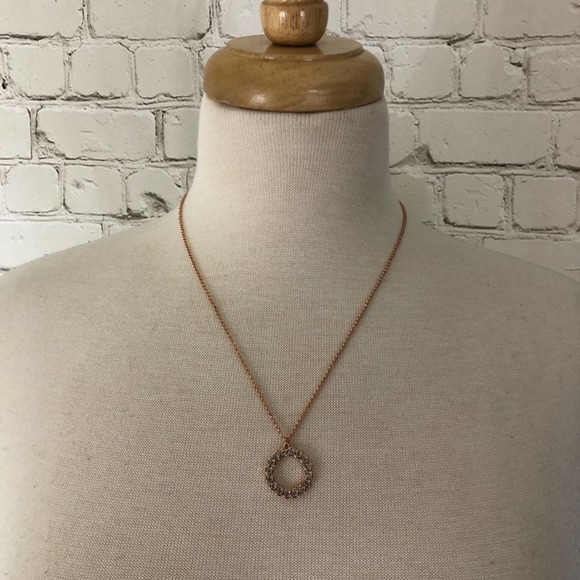 Kate Spade Full Circle Necklace NWT Cubic Zirconia - Picture 8 of 9
